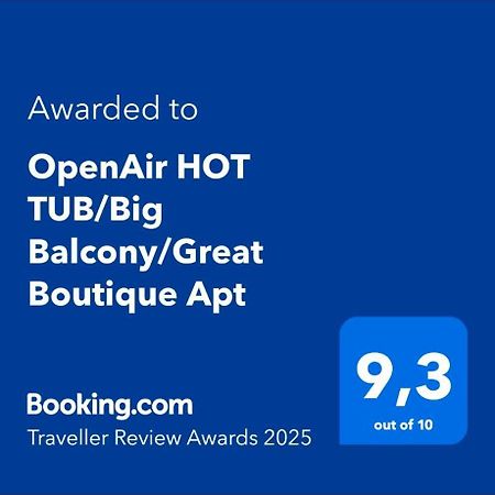 Openair Hot Tub/Big Balcony/Great Boutique Apt Athens Ngoại thất bức ảnh