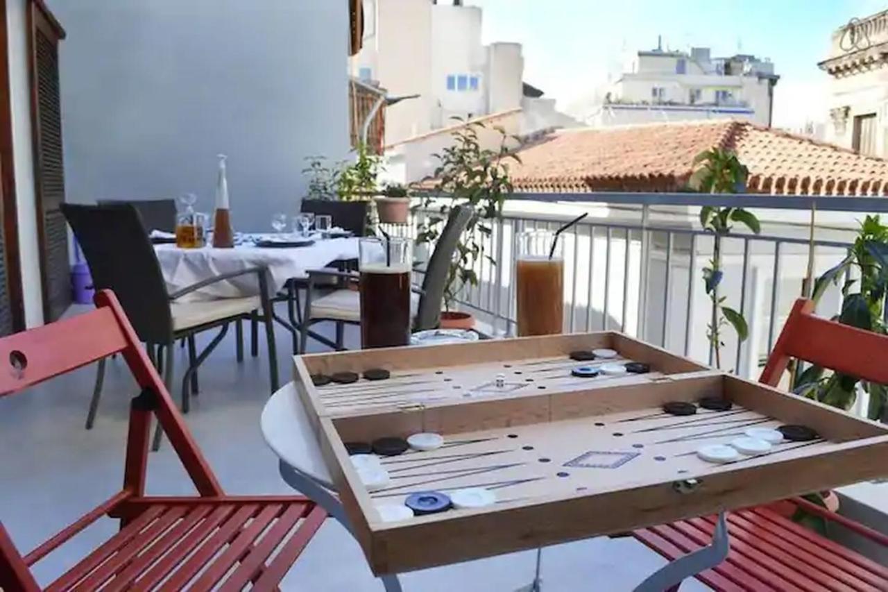 Openair Hot Tub/Big Balcony/Great Boutique Apt Athens Ngoại thất bức ảnh